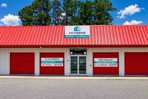 AXS Storage Chadbourn storage facility exterior view